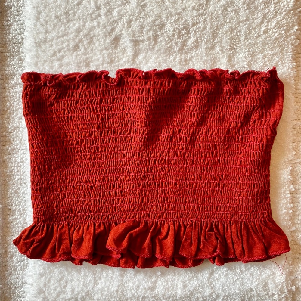 Red Crop Top